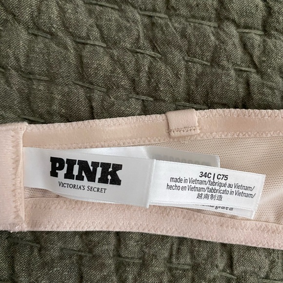 PINK Victoria's Secret Wear Everywhere Push Up Strapless Bra - Picture 4 of 5